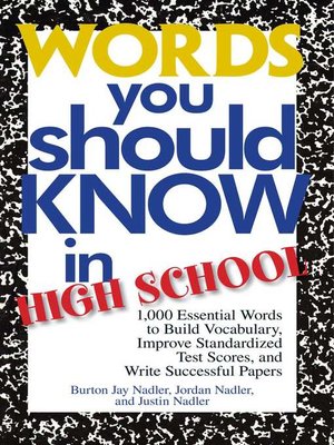 cover image of Words You Should Know In High School